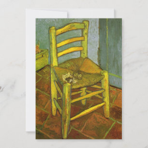 Carte Vincent van Gogh - La chaise de Vincent avec sa pi
