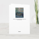 Carte Vincent van Gogh - La cour de la prison (Dos)