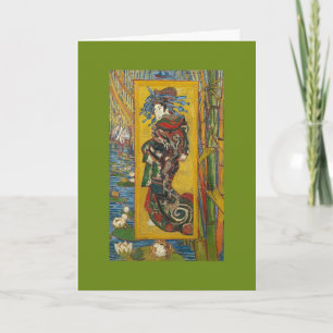 Carte Vincent Van Gogh - La Courtisane Birthday Card.