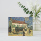 Carte Vincent van Gogh - La Maison blanche la nuit (Debout devant)