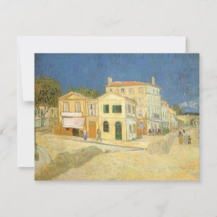 Carte Vincent van Gogh - La Maison Jaune (La Rue)
