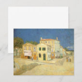 Carte Vincent van Gogh - La Maison Jaune (La Rue) (Devant / Derrière)