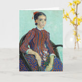 Carte Vincent van Gogh - La Mousme (Fleur jaune)