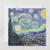 Carte Vincent Van Gogh La Nuit étoilée (Devant)