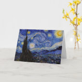 Carte Vincent Van Gogh - La nuit étoilée (Fleur jaune)