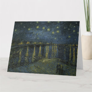 Carte Vincent Van Gogh, La nuit étoilée sur le Rhône