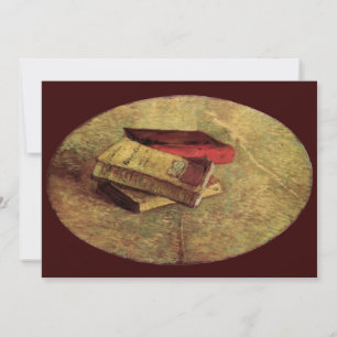Carte Vincent van Gogh - La vie morte avec trois livres