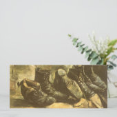 Carte Vincent van Gogh - La vie morte Trois paires de ch (Debout devant)