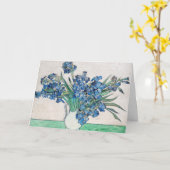 Carte Vincent van Gogh - La Vie morte : Vase avec Irises (Fleur jaune)