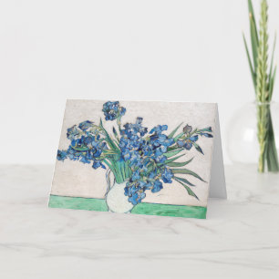 Carte Vincent van Gogh - La Vie morte : Vase avec Irises