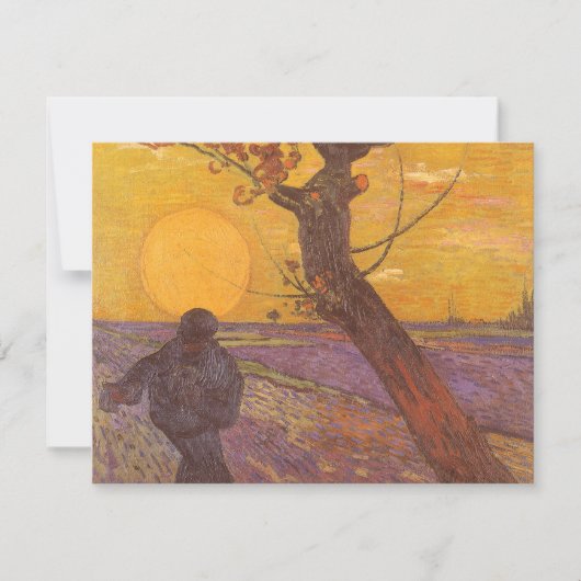 Carte Vincent van Gogh - Le Sower (Devant)