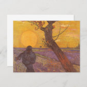 Carte Vincent van Gogh - Le Sower (Devant / Derrière)