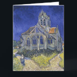 Carte Vincent Van Gogh, L'église d'Auvers<br><div class="desc">Vincent Van Gogh - L'église d'Auvers,  1890.</div>