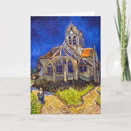 Carte Vincent van Gogh - L'église d'Auvers (Devant)