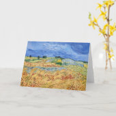 Carte Vincent van Gogh - Les champs / Plaine à Auvers (Fleur jaune)