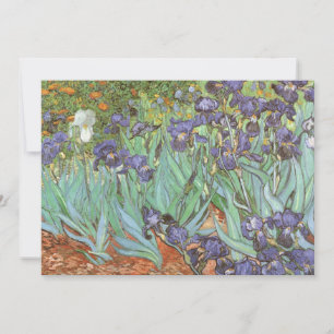 Carte Vincent van Gogh - Les Iris