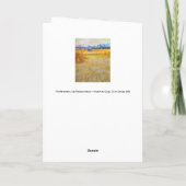 Carte Vincent van Gogh - Les Moissonneurs (Dos)