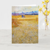 Carte Vincent van Gogh - Les Moissonneurs (Fleur jaune)