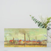 Carte Vincent van Gogh - Les usines à Asnieres (Debout devant)