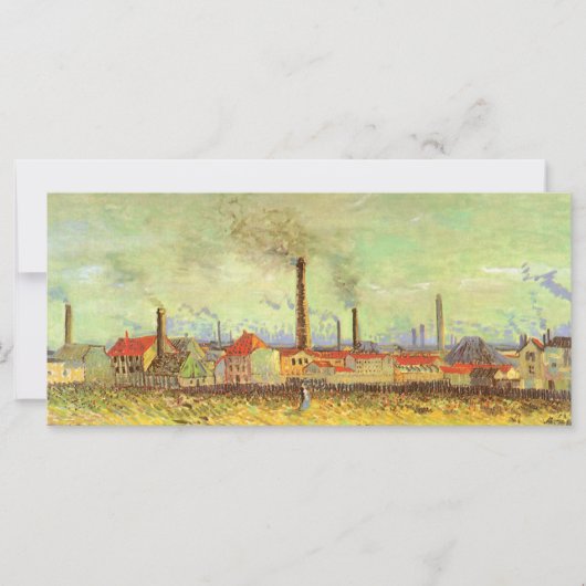 Carte Vincent van Gogh - Les usines à Asnieres (Devant)