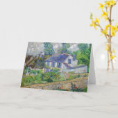 Carte Vincent van Gogh - Maisons à Auvers (Fleur jaune)