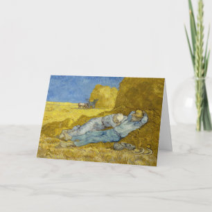 Carte Vincent Van Gogh - Midi, repos du travail / La Sie