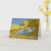 Carte Vincent Van Gogh - Mion, Repos / Travail / Siesta (Fleur jaune)