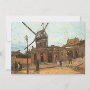Carte Vincent van Gogh - Moulin de la Galette, Windmill
