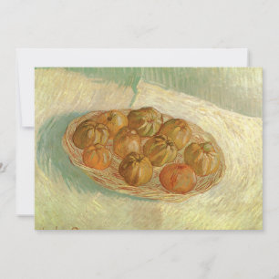 Carte Vincent van Gogh - Nature morte - Panier de pommes