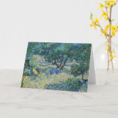 Carte Vincent van Gogh - Olive Orchard (Fleur jaune)