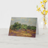 Carte Vincent van Gogh - Oliviers (Fleur jaune)
