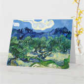 Carte Vincent Van Gogh, Oliviers aux Alpilles (Fleur jaune)