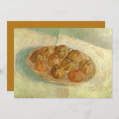 Carte Vincent van Gogh - Panier de pommes à vie continue (Devant / Derrière)