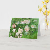 Carte Vincent van Gogh peinture, Roses encore roses de v (Fleur jaune)