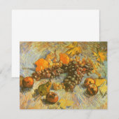 Carte Vincent van Gogh - Pommes, poires, citrons, raisin (Devant / Derrière)