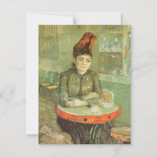 Carte Vincent van Gogh - Portrait d'Agostina Segatori