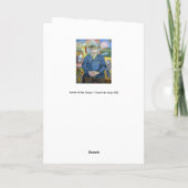 Carte Vincent van Gogh - Portrait de Pere Tanguy (Dos)