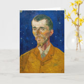 Carte Vincent Van Gogh - Portrait d'Eugene Boch, Arles (Fleur jaune)