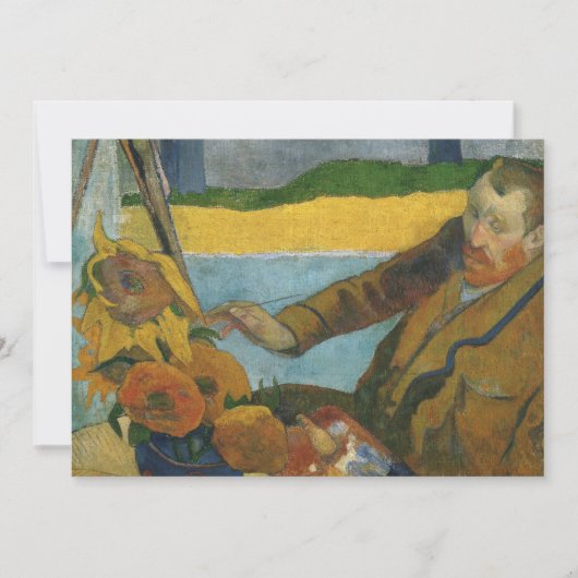Carte Vincent van Gogh Portrait | Paul Gauguin (Devant)