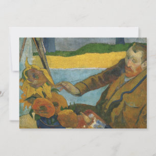 Carte Vincent van Gogh Portrait   Paul Gauguin