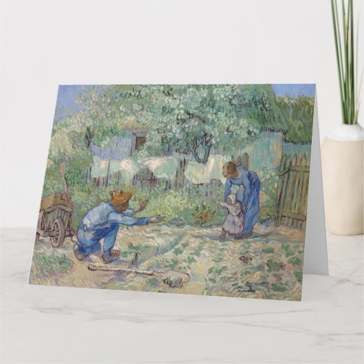 Carte Vincent Van Gogh - Première étape, après Millet (Devant)