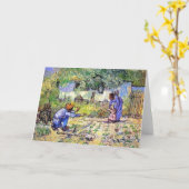 Carte Vincent Van Gogh - Premiers Pas - Fête des Pères A (Fleur jaune)