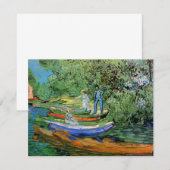 Carte Vincent van Gogh - Rive de l'Oise à Auvers (Devant / Derrière)