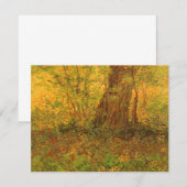 Carte Vincent van Gogh - Sous-bois (Devant / Derrière)