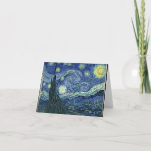 Carte Vincent van Gogh - Starry night -
