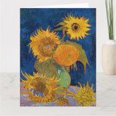 Carte Vincent Van Gogh - Sunflowers, 2e version (Devant)