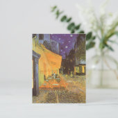 Carte Vincent van Gogh - Terrasse de café la nuit (Debout devant)