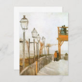 Carte Vincent van Gogh - Terrasse et pont d'observation (Devant / Derrière)