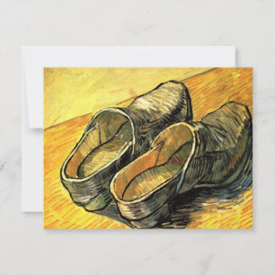 Carte Vincent van Gogh - Une paire de sabots en cuir