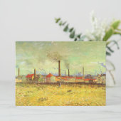 Carte Vincent van Gogh - Usines à Asnières (Debout devant)